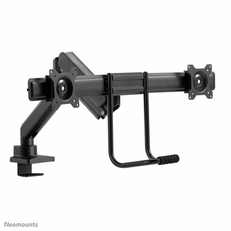 Neomounts Newstar DS75-450BL2 | In Hoogte Verstelbare Monitor-bureaubeugel | Tot 32&quot; | Max 8kg | VESA 100x100 | 2 Monitoren