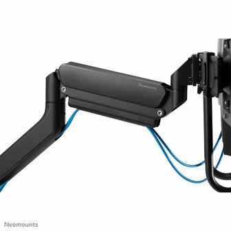 Neomounts Newstar DS75-450BL2 | In Hoogte Verstelbare Monitor-bureaubeugel | Tot 32&quot; | Max 8kg | VESA 100x100 | 2 Monitoren