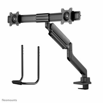 Neomounts Newstar DS75-450BL2 | In Hoogte Verstelbare Monitor-bureaubeugel | Tot 32&quot; | Max 8kg | VESA 100x100 | 2 Monitoren