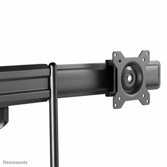 Neomounts Newstar DS75-450BL2 | In Hoogte Verstelbare Monitor-bureaubeugel | Tot 32&quot; | Max 8kg | VESA 100x100 | 2 Monitoren