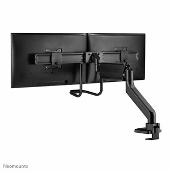 Neomounts Newstar DS75-450BL2 | In Hoogte Verstelbare Monitor-bureaubeugel | Tot 32&quot; | Max 8kg | VESA 100x100 | 2 Monitoren