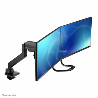 Neomounts Newstar DS75-450BL2 | In Hoogte Verstelbare Monitor-bureaubeugel | Tot 32&quot; | Max 8kg | VESA 100x100 | 2 Monitoren