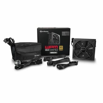 Sharkoon WPM Gold ZERO | 650 Watt Gold ATX PSU | Deels Modulair | Power Supply | Voeding