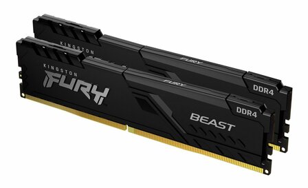 Kingston Fury Beast | 32GB 2x16GB DDR4 | 3200MHz | DIMM | CL16 | Geheugenmodules | RAM