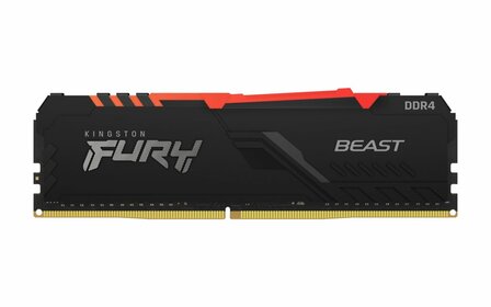 Kingston Fury Beast RGB | 16GB 2x8GB DDR4 | 3600MHz | DIMM | CL17 | Geheugenmodule | RAM