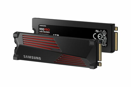 Samsung 990 PRO | 1TB NVMe SSD | M.2 | Gen4 | 7.450MB/s | Heatsink