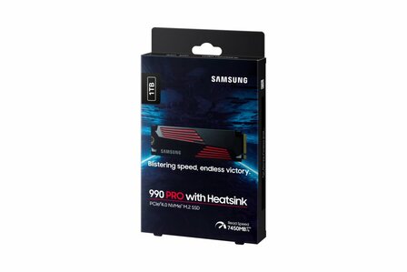 Samsung 990 PRO | 1TB NVMe SSD | M.2 | Gen4 | 7.450MB/s | Heatsink