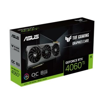 ASUS TUF Gaming GeForce RTX 4060 Ti OC Edition | 8GB GDDR6 VRAM | Videokaart | GPU | Nvidia
