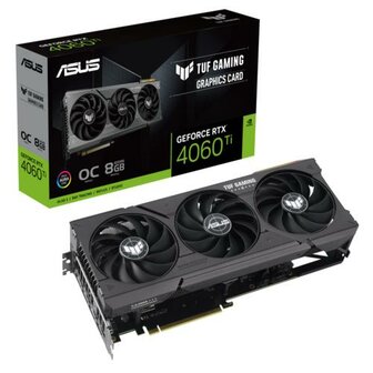 ASUS TUF Gaming GeForce RTX 4060 Ti OC Edition | 8GB GDDR6 VRAM | Videokaart | GPU | Nvidia