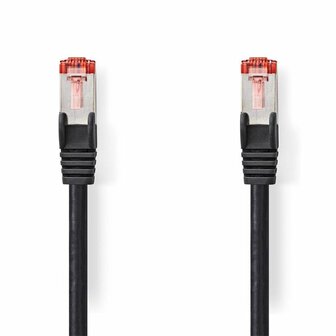 Nedis S/FTP Cat 6 Netwerkkabel | 1 m | Zwart