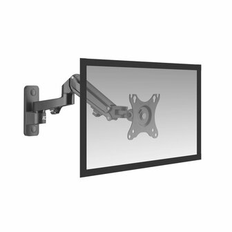 ACT AC8310 | Verstelbare Monitor-muurbeugel | Tot 27&quot; | Max 7kg | VESA 100x100 | 1 Monitor