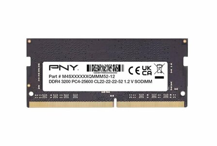 MEM PNY 8 GB 1 x 8 GB DDR4 3200 MHz SO-Dimm BULK