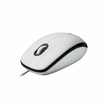 Logitech M100 | Ambidextrous Bedrade Muis | USB-A | 1000 DPI | Wit