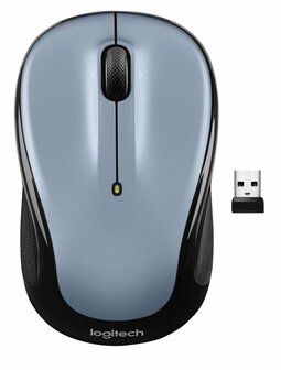 Logitech M325s | Draadloze Muis | Links- en Rechtshandig | RF | 1000 DPI | Zwart/Grijs