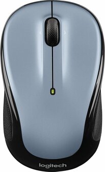 Logitech M325s | Draadloze Muis | Links- en Rechtshandig | RF | 1000 DPI | Zwart/Grijs