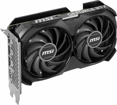 MSI GeForce RTX 4060 Ti VENTUS 2X BLACK OC | 8GB GDDR6 VRAM | Videokaart | GPU | Nvidia