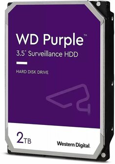 Western Digital Purple Surveillance HDD 3.5&quot; | 2TB SATA III | 5400RPM