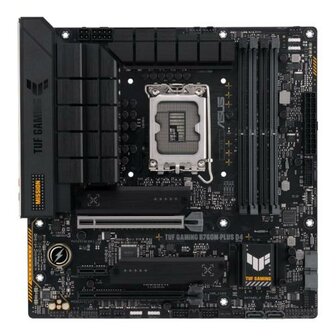 ASUS TUF GAMING B760M-PLUS D4 | Socket LGA 1700 | Intel B760 | 4xDDR4 | Micro-ATX | Moederbord
