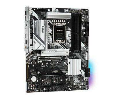 Asrock B760 PRO RS | Socket LGA 1700 | Intel B760 | 4xDDR5 | Micro-ATX | Moederbord