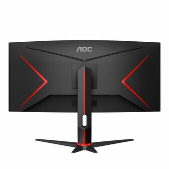 AOC G2 CU34G2X/BK computer monitor 86,4 cm (34&quot;) 3440 x 1440 Pixels Quad HD LED Zwart, Rood