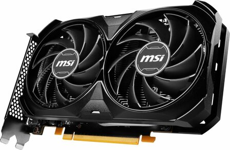 MSI GeForce RTX 4060 Ventus 2X Black OC | 8GB GDDR6 VRAM | Videokaart | GPU | Nvidia