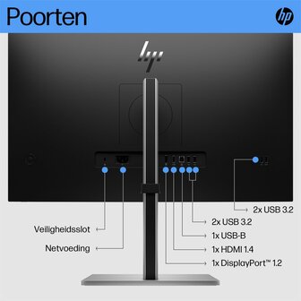 HP E27 G5 27&#039;&#039; | 1920x1080 IPS | 75Hz | USB-Hub | Ergonomisch Design | Full HD Monitor