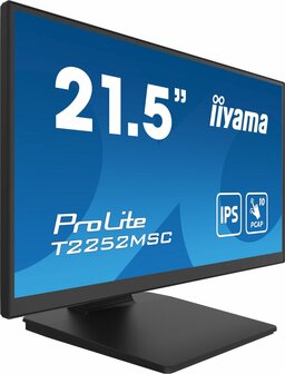 MON iiyama ProLite 21.5&quot; 1920 x 1080 Full HD Touchscreen zwart