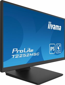 MON iiyama ProLite 21.5&quot; 1920 x 1080 Full HD Touchscreen zwart