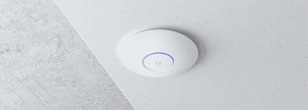 Ubiquiti UniFi U6+ Access Point | WiFi 6 | Power over Ethernet (PoE) | 2402 Mbit/s | Inclusief Plafond- en Muurmontagebeugel