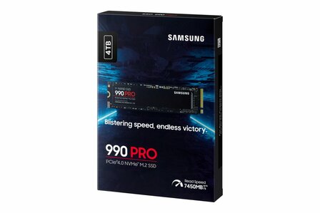 Samsung 990 PRO | 4TB NVMe SSD | M.2 | Gen4 | 7.450MB/s