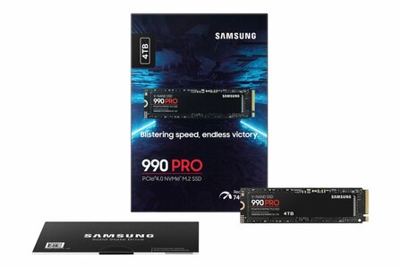 Samsung 990 PRO | 4TB NVMe SSD | M.2 | Gen4 | 7.450MB/s