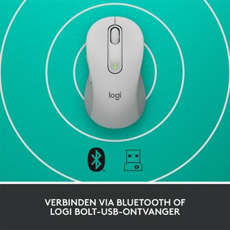 Logitech Signature M650 Draadloze Muis - Wit