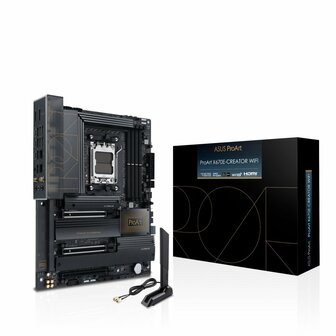 ASUS ProArt X670E-CREATOR WIFI | Socket AM5 | AMD X670 | 4xDDR5 | ATX | Moederbord