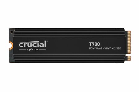 Crucial T700 | 4TB NVMe SSD | M.2 | Gen5 | 12.400MB/s | Heatsink