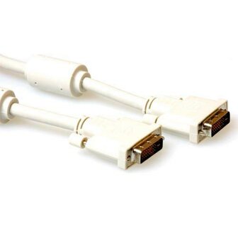 ACT AK3630 | High Quality DVI-D Dual Link Kabel | Male naar Male | 1,8 Meter