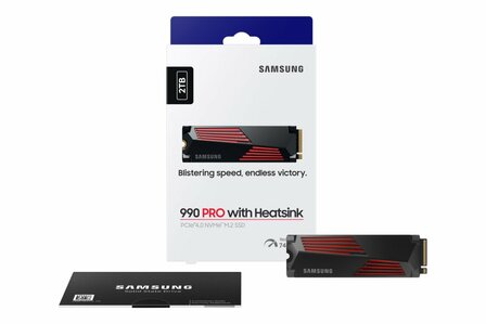 Samsung 990 PRO | 2TB NVMe SSD | M.2 | Gen4 | 7.450MB/s | Heatsink