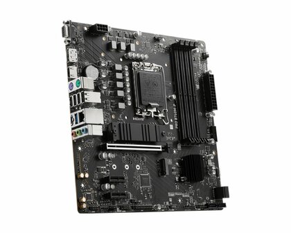 MB MSI PRO B760M-P | Socket LGA 1700 | Intel B760 | 4xDDR5 | Micro-ATX | Moederbord