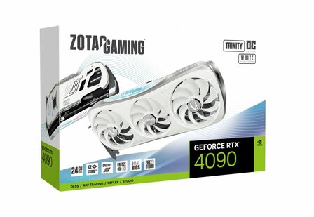Zotac GeForce RTX 4090 Trinity OC White Edition NVIDIA 24 GB GDDR6X