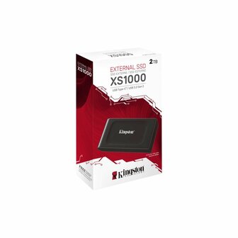 Kingston Technology XS1000 Externe SSD 2TB Zwart