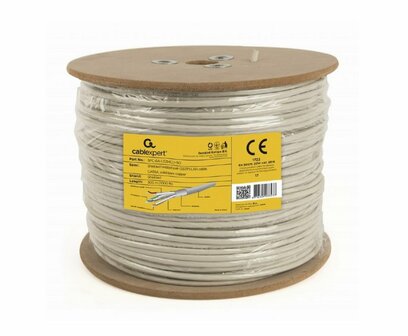 Gembird Cat 6A Netwerkkabel (SPC-6A-LSZHCU-SO) | 305 m | Grijs