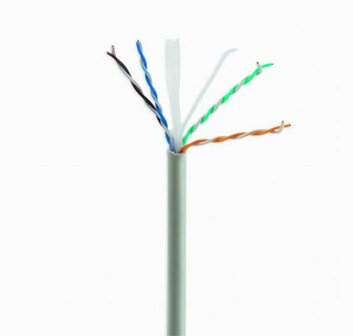 Gembird U/UTP Cat 6 Netwerkkabel | 100 m | Grijs
