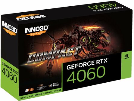 VGA Inno3D GeForce&reg; RTX 4060 8GB Compact