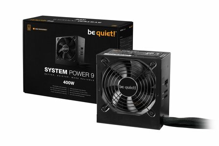 be quiet! System Power 9 400W CM | 400 Watt Bronze ATX PSU | Deels Modulair | Power Supply | Voeding