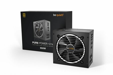 be quiet! Pure Power 12 M power supply unit 550 W 20+4 pin ATX ATX Zwart