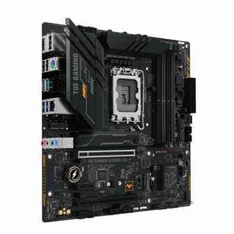 ASUS TUF GAMING B760M-E D4 | Socket LGA 1700 | Intel B760 | 4xDDR4 | Micro-ATX | Moederbord