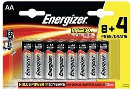 Energizer Max Plus AA-batterij 12-pack