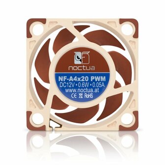 Noctua NF-A4x20 PWM Computer behuizing Ventilator 4 cm Beige, Bruin