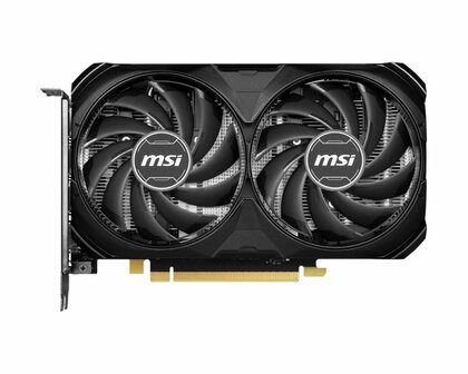 MSI GeForce RTX 4060 TI VENTUS 2X BLACK OC | 16GB GDDR6 VRAM | Videokaart | GPU | Nvidia