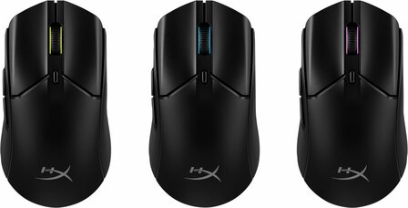 HyperX Pulsefire Haste 2 | Draadloze Gaming Muis | Rechtshandig | RF + Bluetooth | 26000 DPI | Zwart