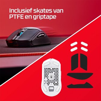 HyperX Pulsefire Haste 2 - draadloze gamingmuis (zwart)